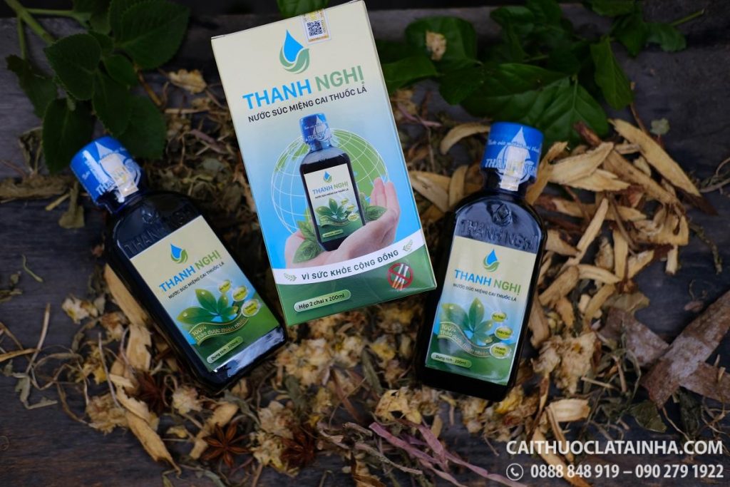 Nước súc miệng cai thuốc lá tại nhà