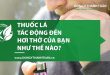 video thuoc la tac dong den hoi tho cua ban the nao